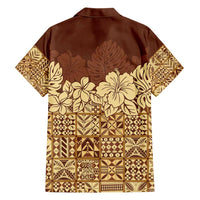 Niue Hiapo Motif Hawaiian Shirt Tapa Classic LT7 - Polynesian Pride