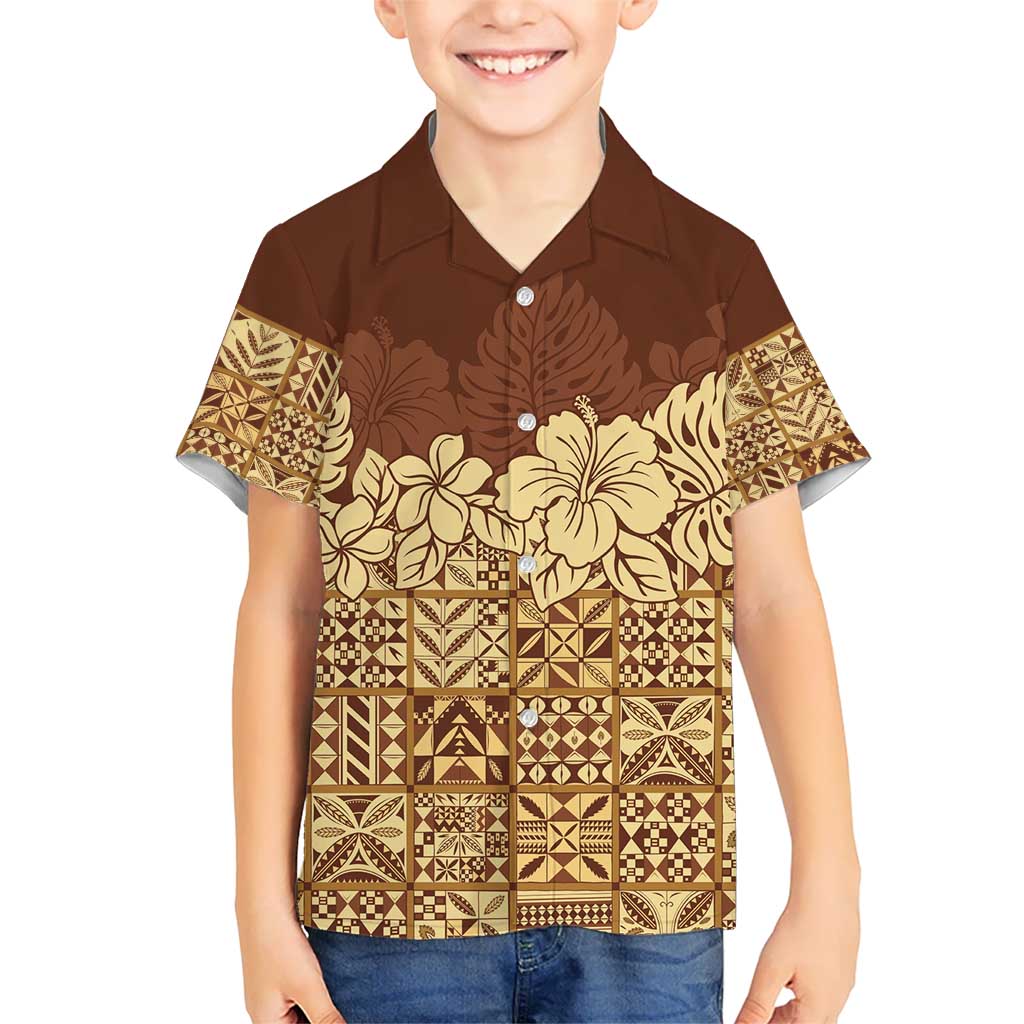 Niue Hiapo Motif Hawaiian Shirt Tapa Classic LT7 - Polynesian Pride