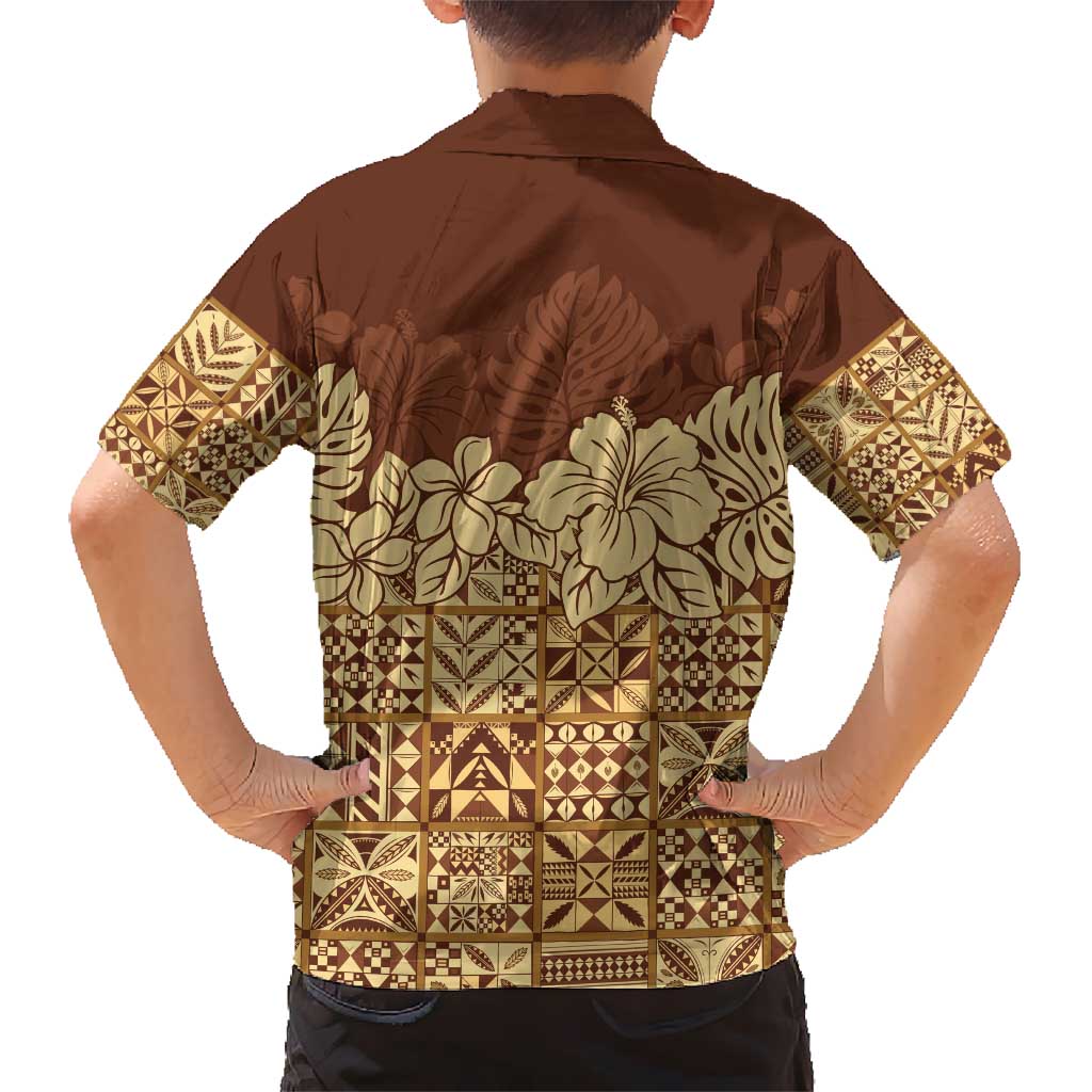 Niue Hiapo Motif Hawaiian Shirt Tapa Classic LT7 - Polynesian Pride