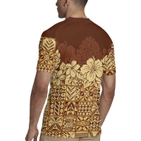 Niue Hiapo Motif Rugby Jersey Tapa Classic LT7 - Polynesian Pride