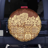 Niue Hiapo Motif Spare Tire Cover Tapa Classic LT7 - Polynesian Pride