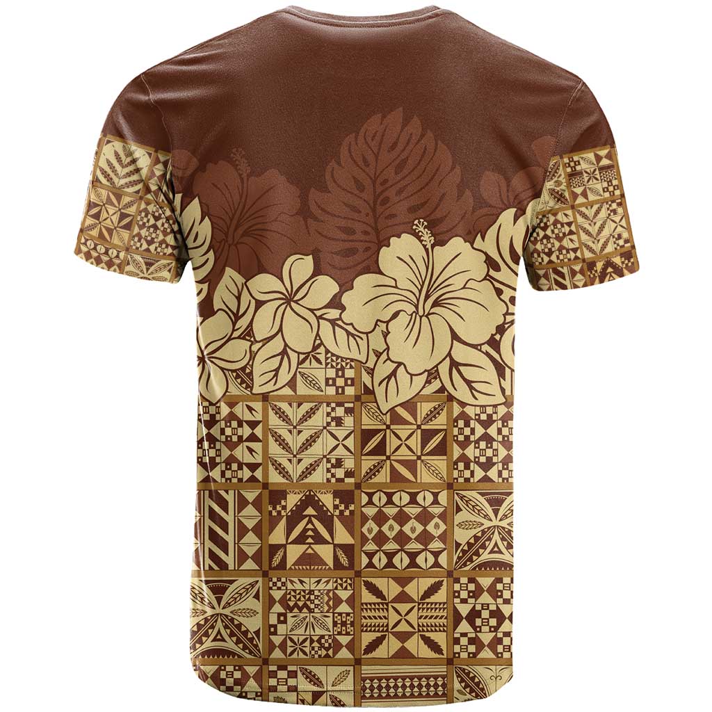 Niue Hiapo Motif T Shirt Tapa Classic LT7 - Polynesian Pride