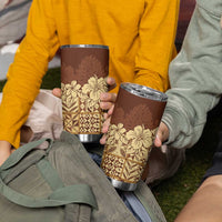 Niue Hiapo Motif Tumbler Cup Tapa Classic LT7 - Polynesian Pride