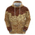 Niue Hiapo Motif Zip Hoodie Tapa Classic