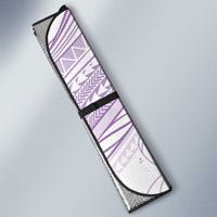 Sharks Couple Dreamy Polynesians Floral Sea Auto Sun Shade Lilac - Polynesian Pride