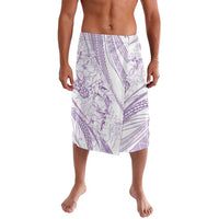Sharks Couple Dreamy Polynesians Floral Sea Lavalava Lilac LT7 Lilac - Polynesian Pride