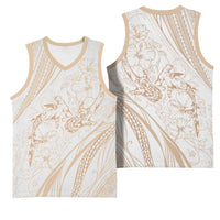 Sharks Couple Dreamy Polynesians Floral Sea Basketball Jersey Hazel LT7 - Polynesian Pride