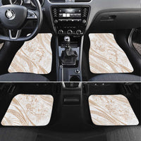 Sharks Couple Dreamy Polynesians Floral Sea Car Mats Hazel LT7 Set 4pcs Hazel - Polynesian Pride