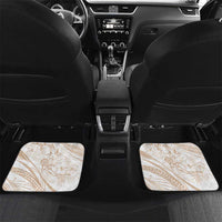 Sharks Couple Dreamy Polynesians Floral Sea Car Mats Hazel LT7 Set 2pcs - Back Hazel - Polynesian Pride