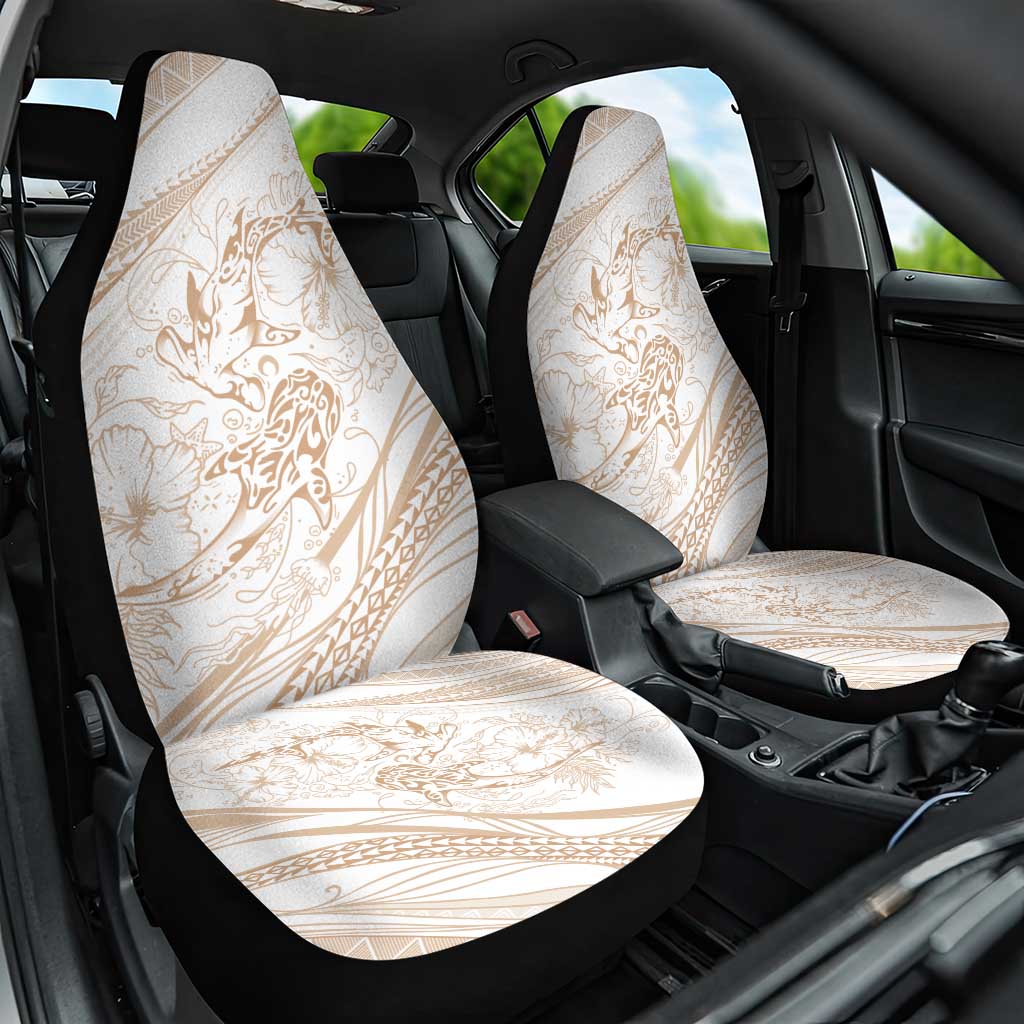 Sharks Couple Dreamy Polynesians Floral Sea Car Seat Cover Hazel LT7 One Size Hazel - Polynesian Pride
