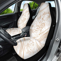 Sharks Couple Dreamy Polynesians Floral Sea Car Seat Cover Hazel LT7 - Polynesian Pride