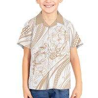 Sharks Couple Dreamy Polynesians Floral Sea Family Matching Puletasi and Hawaiian Shirt Hazel - Polynesian Pride