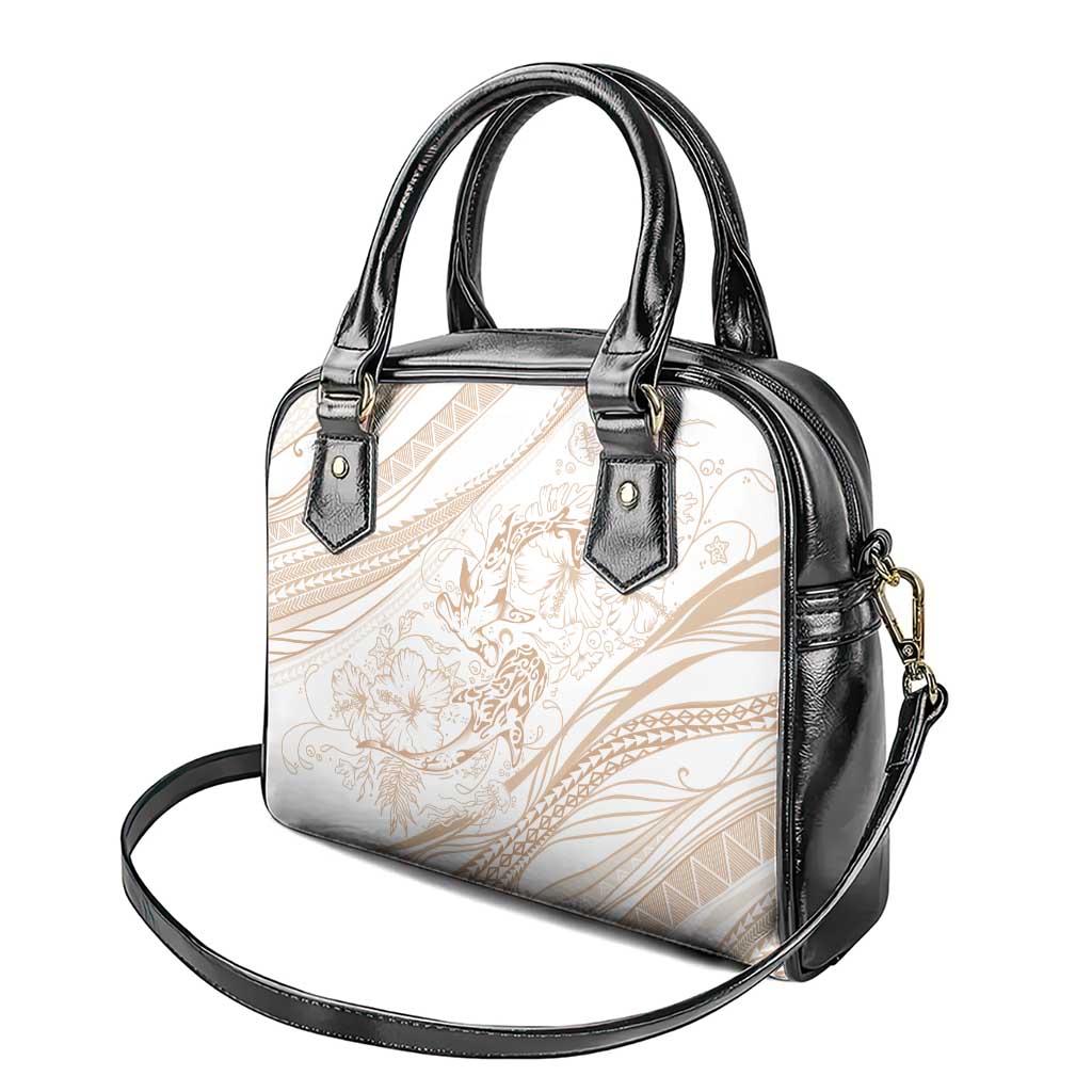 Sharks Couple Dreamy Polynesians Floral Sea Shoulder Handbag Hazel LT7 - Polynesian Pride