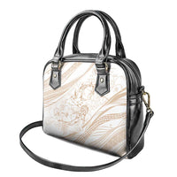 Sharks Couple Dreamy Polynesians Floral Sea Shoulder Handbag Hazel LT7 - Polynesian Pride
