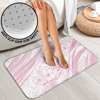 Sharks Couple Dreamy Polynesians Floral Sea Bathroom Set Pink - Polynesian Pride