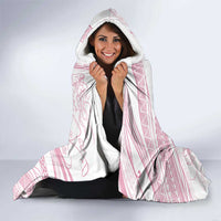 Sharks Couple Dreamy Polynesians Floral Sea Hooded Blanket Pink LT7 - Polynesian Pride