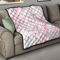 Sharks Couple Dreamy Polynesians Floral Sea Quilt Pink - Polynesian Pride