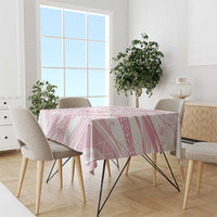 Sharks Couple Dreamy Polynesians Floral Sea Tablecloth Pink LT7 - Polynesian Pride