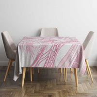 Sharks Couple Dreamy Polynesians Floral Sea Tablecloth Pink LT7 - Polynesian Pride