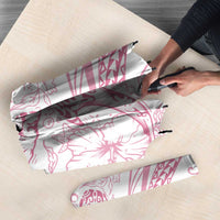 Sharks Couple Dreamy Polynesians Floral Sea Umbrella Pink LT7 - Polynesian Pride