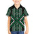 Jade Tukutuku Pattern Aotearoa Family Matching Off Shoulder Maxi Dress and Hawaiian Shirt Niho Taniwha and Puhoro Motifs