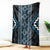 Azure Tukutuku Pattern Aotearoa Blanket Niho Taniwha and Puhoro Motifs