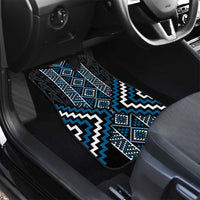 Azure Tukutuku Pattern Aotearoa Car Mats Niho Taniwha and Puhoro Motifs LT7 - Polynesian Pride