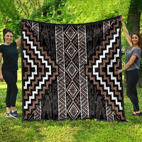 Classic Tukutuku Pattern Aotearoa Quilt Niho Taniwha and Puhoro Motifs