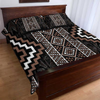 Classic Tukutuku Pattern Aotearoa Quilt Bed Set Niho Taniwha and Puhoro Motifs LT7 - Polynesian Pride