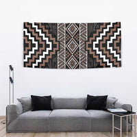 Classic Tukutuku Pattern Aotearoa Tapestry Niho Taniwha and Puhoro Motifs