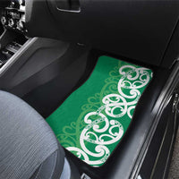 Pounamu Green Maori Car Mats Koru Kowhaiwhai LT7 - Polynesian Pride