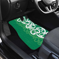 Pounamu Green Maori Car Mats Koru Kowhaiwhai LT7 - Polynesian Pride