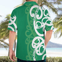 Pounamu Green Maori Hawaiian Shirt Koru Kowhaiwhai LT7 - Polynesian Pride