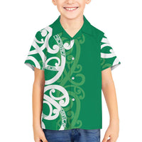 Pounamu Green Maori Hawaiian Shirt Koru Kowhaiwhai LT7 - Polynesian Pride