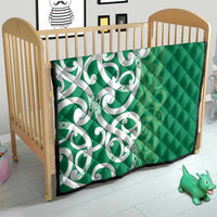 Pounamu Green Maori Quilt Koru Kowhaiwhai - Polynesian Pride
