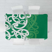 Pounamu Green Maori Tablecloth Koru Kowhaiwhai LT7 Green - Polynesian Pride