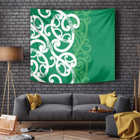 Pounamu Green Maori Tapestry Koru Kowhaiwhai LT7 Green - Polynesian Pride