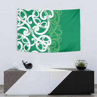 Pounamu Green Maori Tapestry Koru Kowhaiwhai LT7 - Polynesian Pride