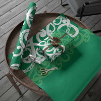 Pounamu Green Maori Wrapping Paper Koru Kowhaiwhai LT7 - Polynesian Pride