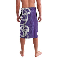 Violet Green Maori Lavalava Koru Kowhaiwhai LT7 - Polynesian Pride