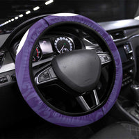 Violet Green Maori Steering Wheel Cover Koru Kowhaiwhai LT7 Universal Fit Violet - Polynesian Pride