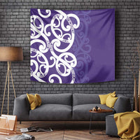 Violet Green Maori Tapestry Koru Kowhaiwhai - Polynesian Pride