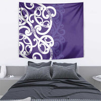 Violet Green Maori Tapestry Koru Kowhaiwhai - Polynesian Pride