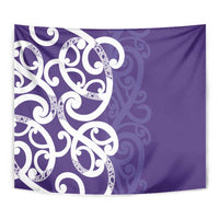 Violet Green Maori Tapestry Koru Kowhaiwhai - Polynesian Pride