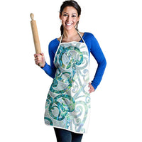 Paua Shell Maori Apron Koru Kowhaiwhai LT7 - Polynesian Pride