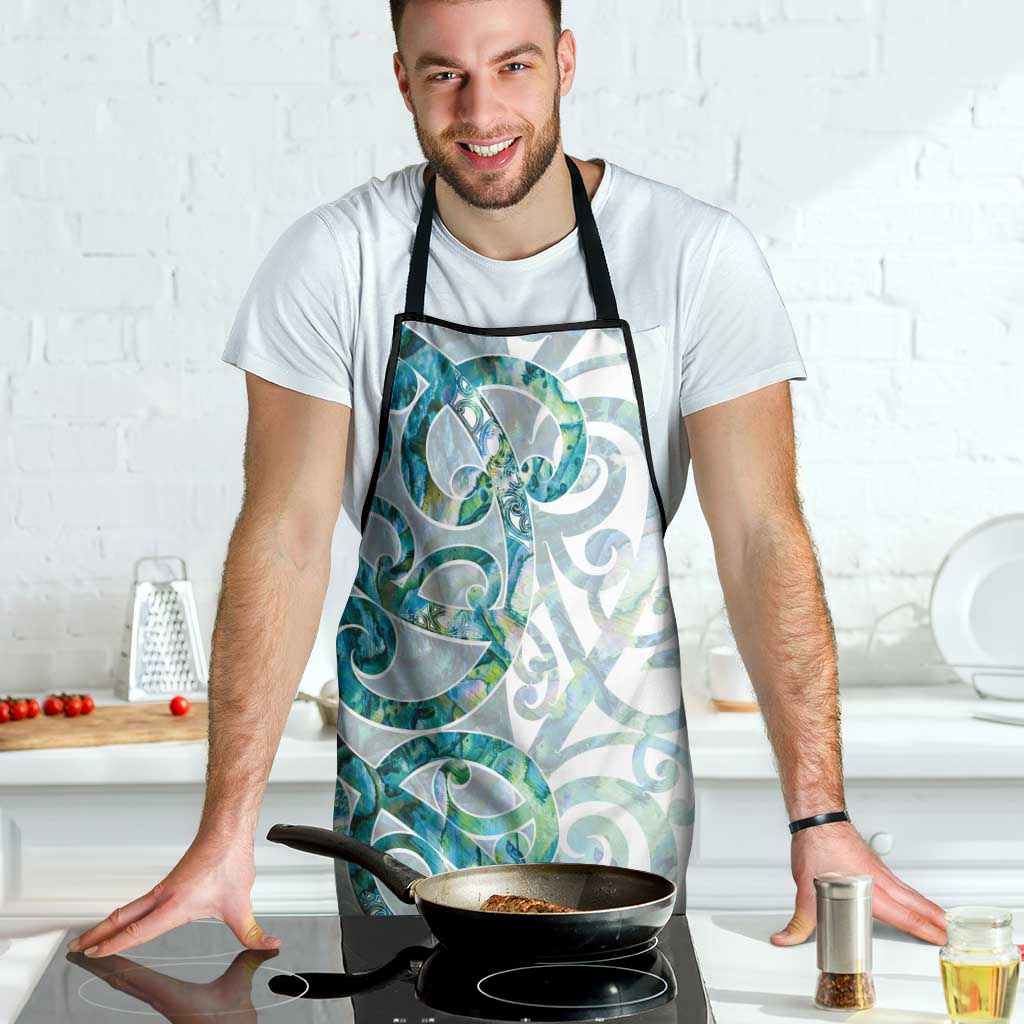 Paua Shell Maori Apron Koru Kowhaiwhai LT7 - Polynesian Pride