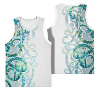 Paua Shell Maori Basketball Jersey Koru Kowhaiwhai LT7 - Polynesian Pride
