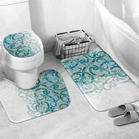 Paua Shell Maori Bathroom Set Koru Kowhaiwhai - Polynesian Pride