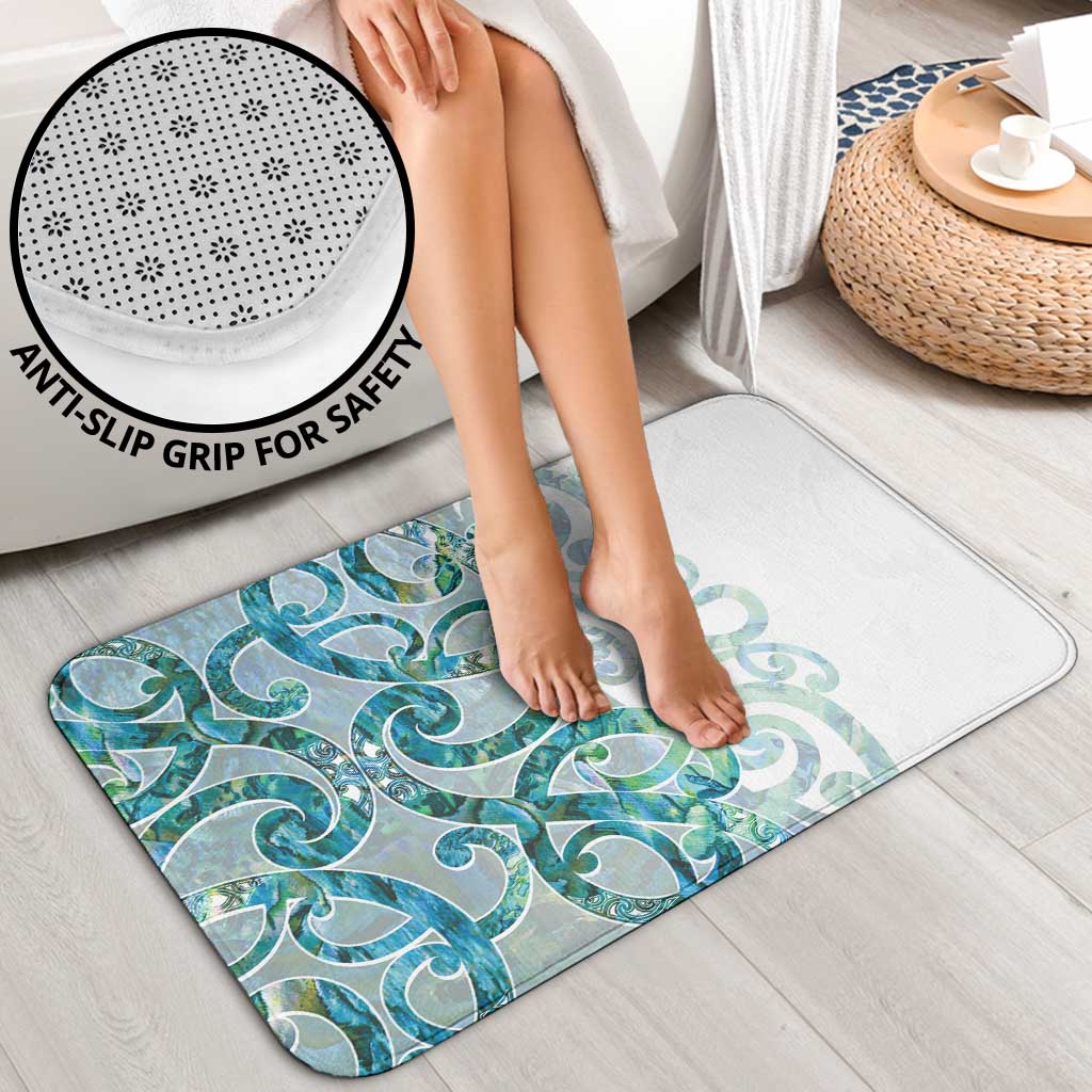 Paua Shell Maori Bathroom Set Koru Kowhaiwhai - Polynesian Pride