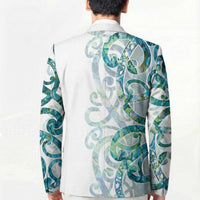 Paua Shell Maori Blazer Koru Kowhaiwhai LT7 - Polynesian Pride